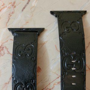 Inspired Luxury Apple Watch LEATHER BAND Fits 42MM 44MM 45MM